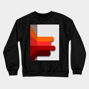 Abstract Lines Crewneck Sweatshirt